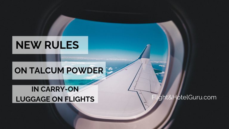 new rules on talcum powder in carry-on
