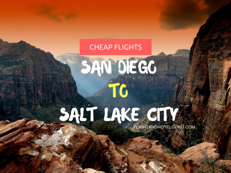 San Diego to Salt Lake City $151 Roundtrip