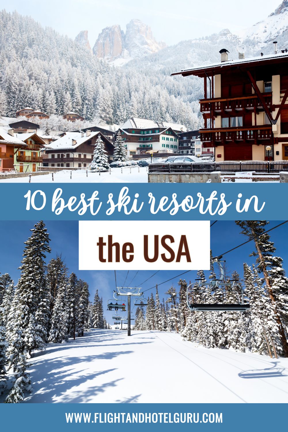 10 Best Ski Resorts in the USA