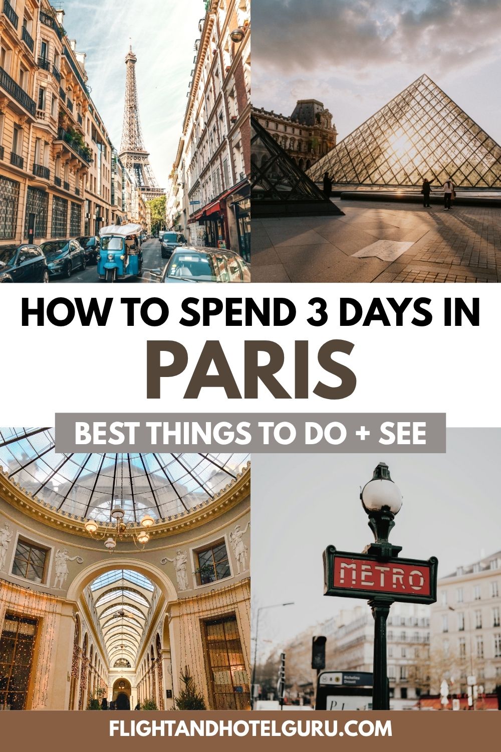 how to spend 3 days in Paris