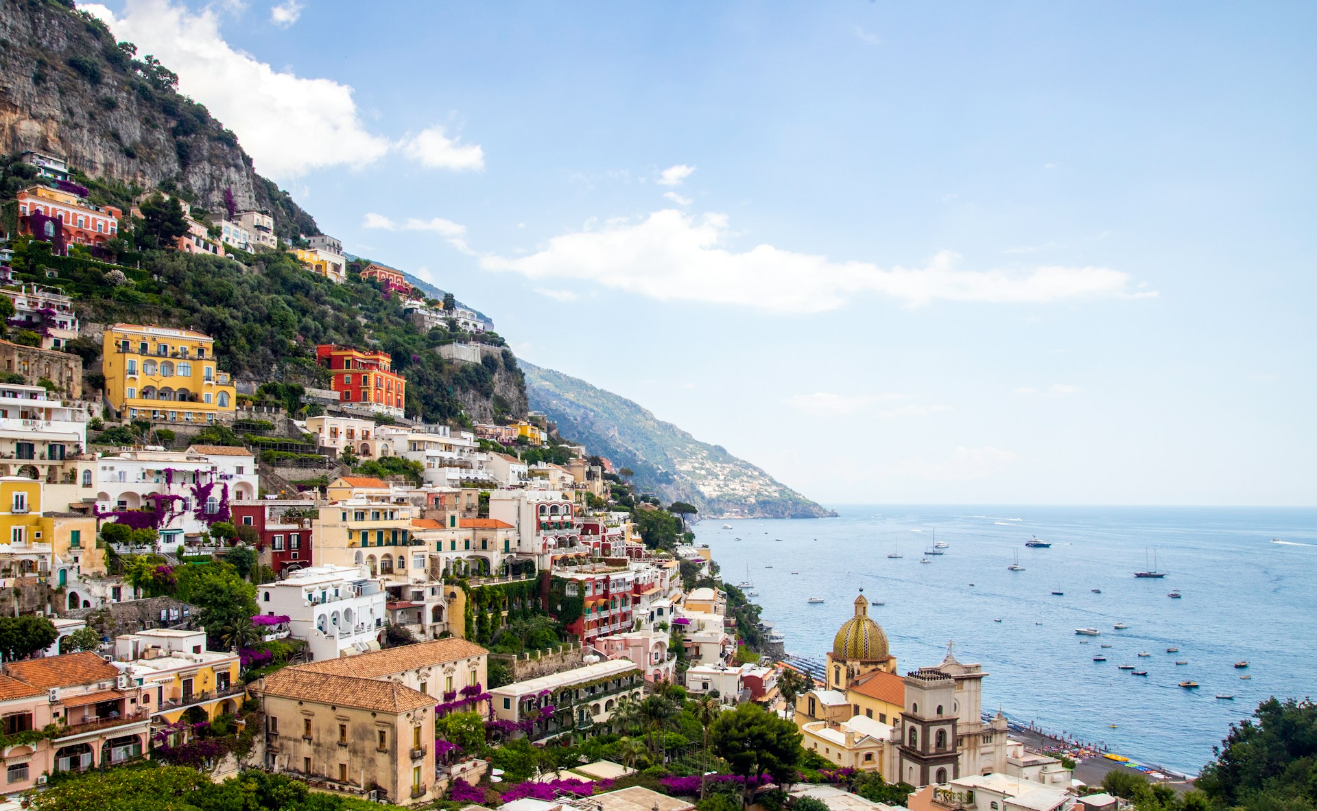 view of Positano, Italy